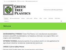 Tablet Screenshot of greentreeplastics.com